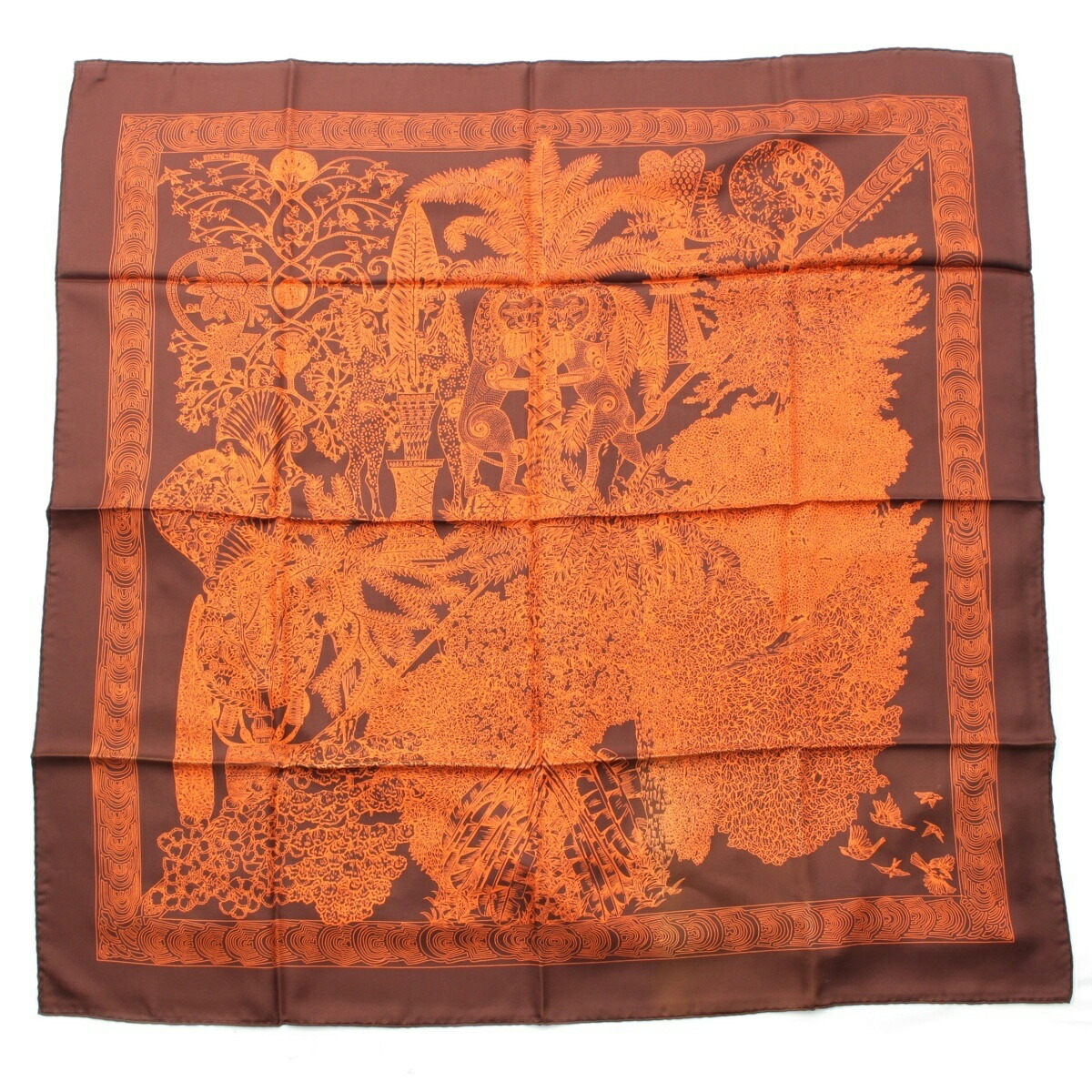 楽天市場】新品同様 HERMES エルメス カレ90 Les Legendes de L'Arbre