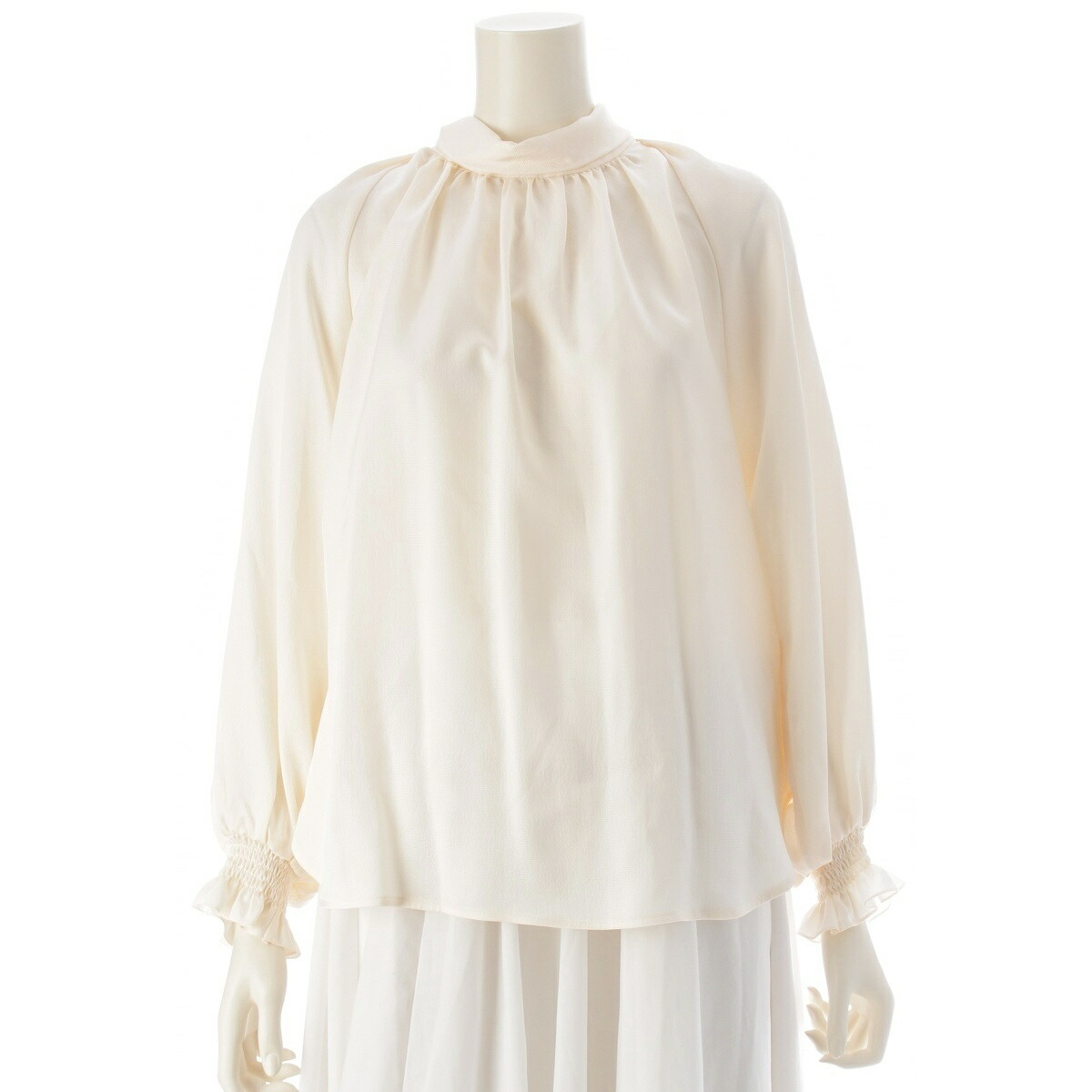 楽天市場】【ドゥロワー】DRAWER フリルギャザー リボン ブラウス