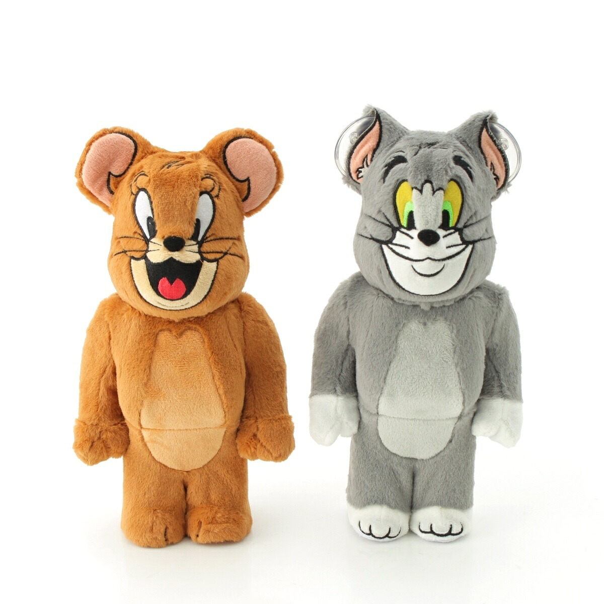メディコムトイ MEDICOM TOY ベアブリック BE@RBRICK 400% トムとジェリー カスタムバージョン ペアセット おもちゃ・玩具 フィギュア ぬいぐるみ グレー/ブラウン【中古】【正規品保証】