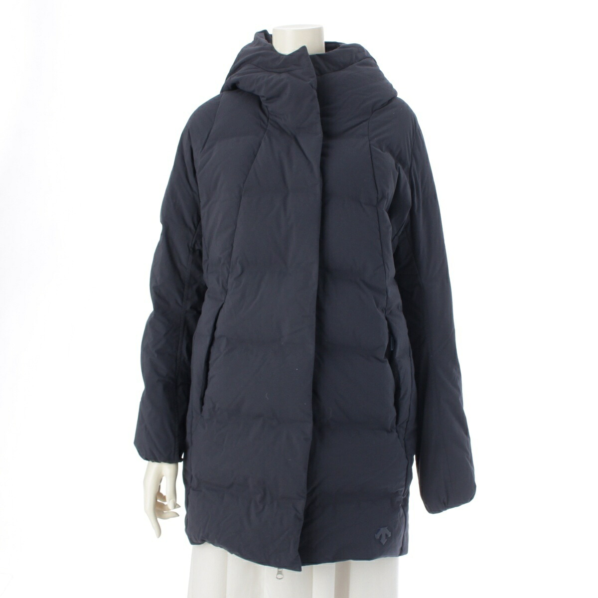 デサント DESCENTE ナイロン 水沢ダウン オルテライン ダウンジャケット コート アウター DIA3791WU ネイビー M【中古】【正規品保証】