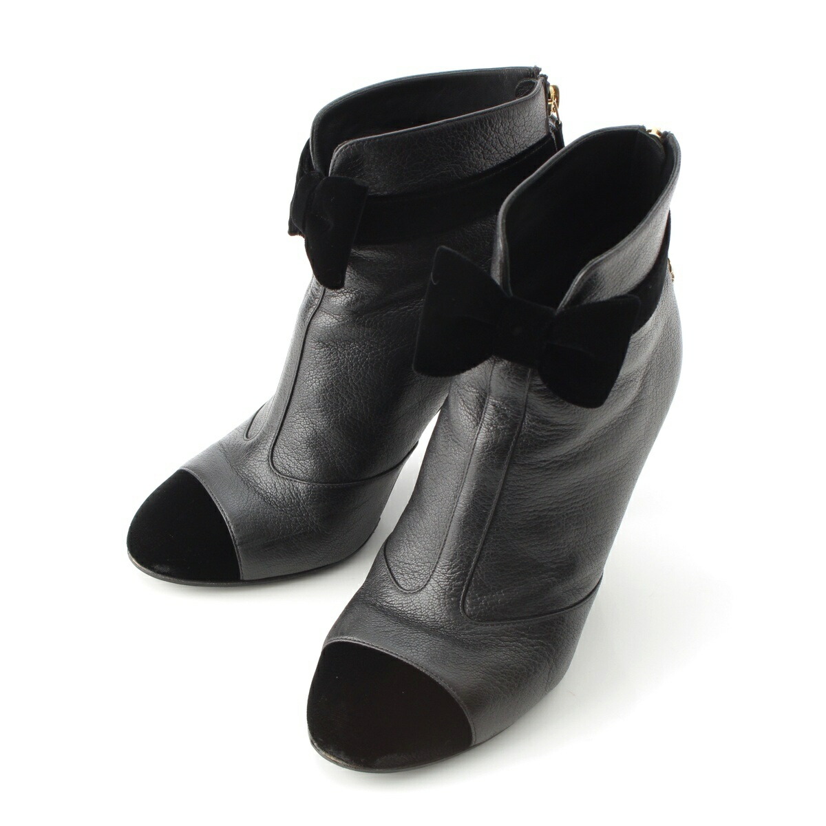 楽天市場】【シャネル】Chanel 24C レザー ココマーク ミドル ブーツ