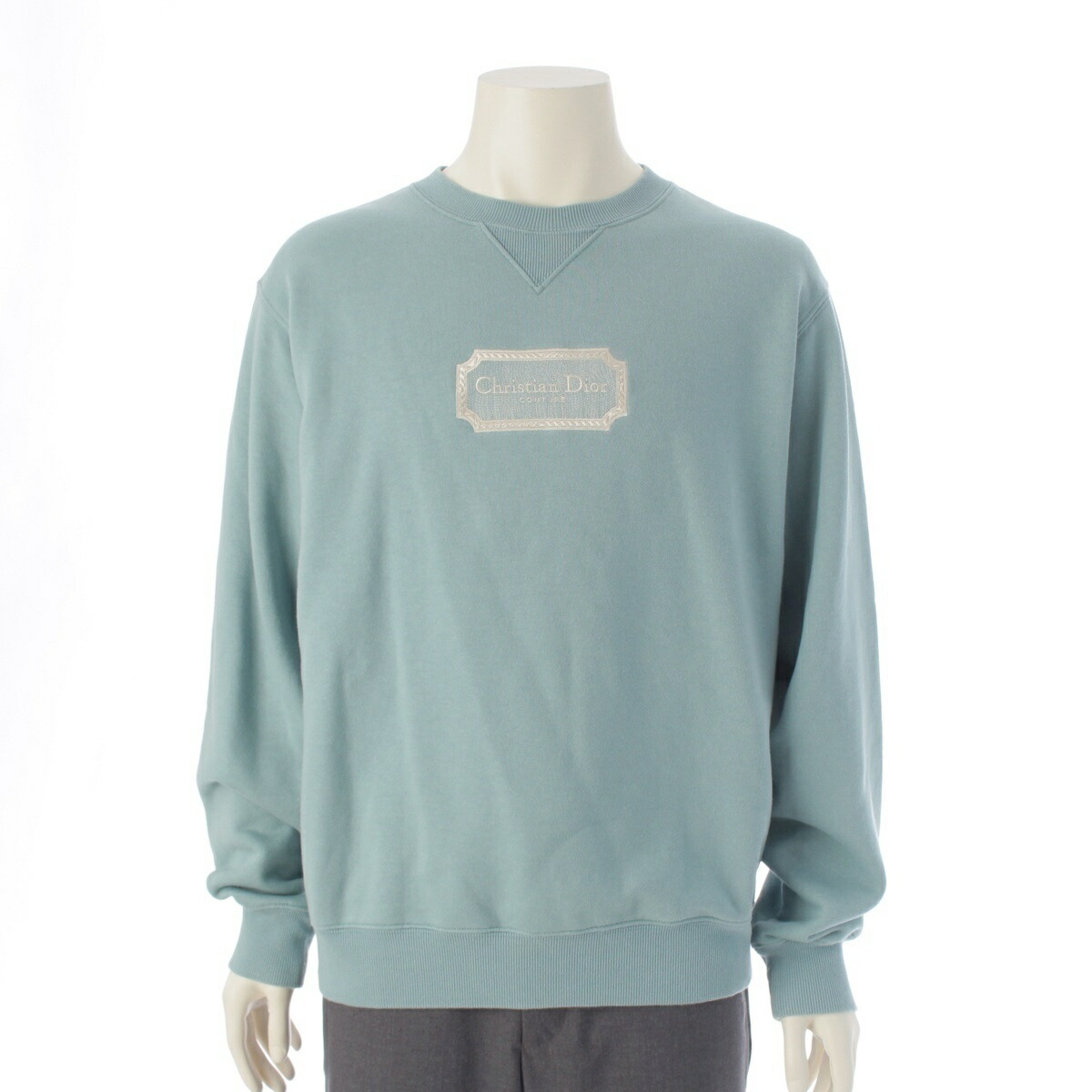 【希少】 ディオール ピータードイグ スウェット 21AW 刺繍 コラボ ブルー 希少】 ディオール ピータードイグ スウェット 21AW 刺繍 コラボ