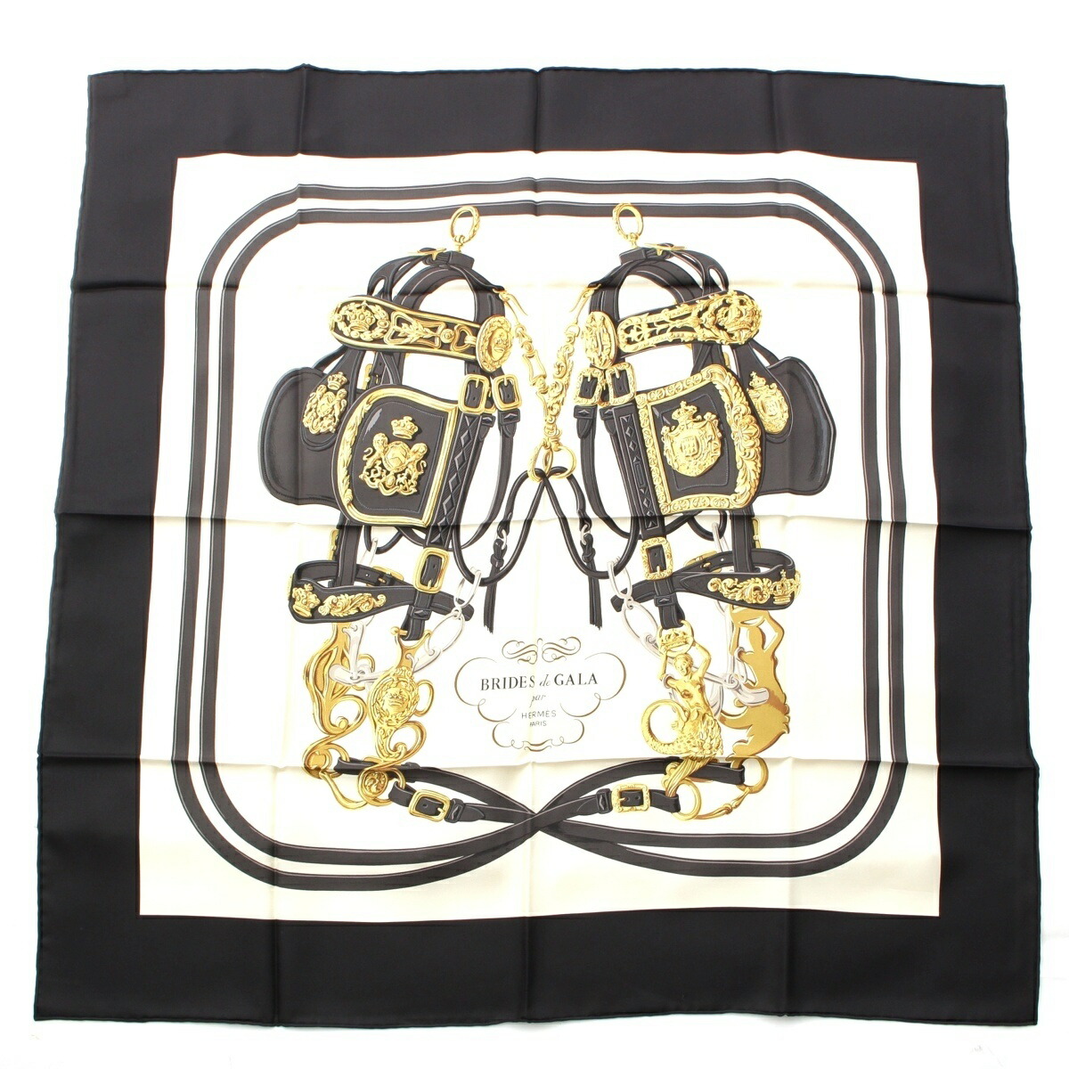 楽天市場】【エルメス】Hermes カレ90 シルクスカーフ BRIDES de GALA