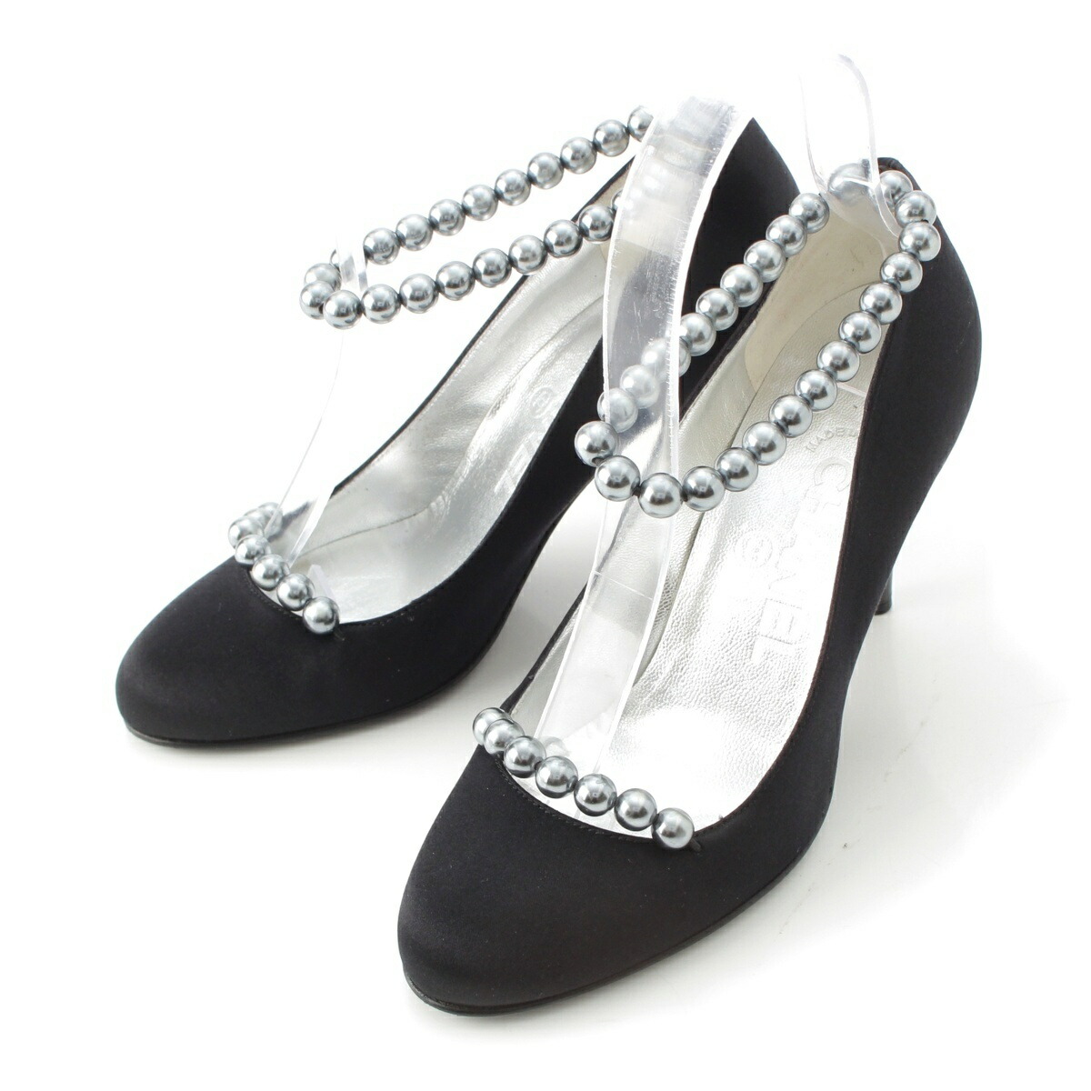 シャネル　CHANEL パンプス　パール付き 楽天市場】【シャネル】Chanel ココ パール ヒールパンプス G29884
