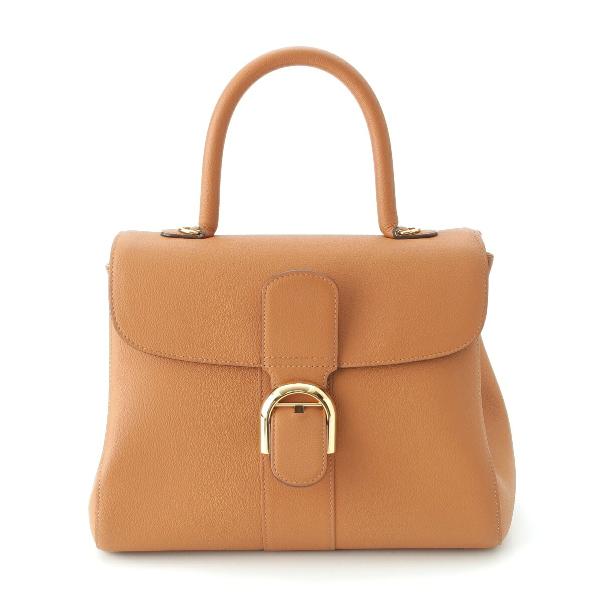 デルヴォー Delvaux ブリヨンMM ロデオカーフ 2way ハンドバッグ ベジタル【中古】【正規品保証】
