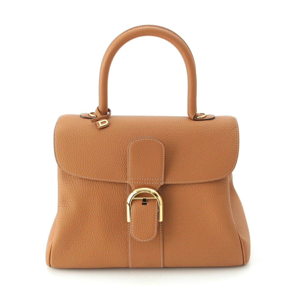 デルヴォー Delvaux ブリヨン MM フライ クリスピーカーフ 2WAY ショルダー ハンドバッグ ベジタル【中古】【正規品保証】|retro