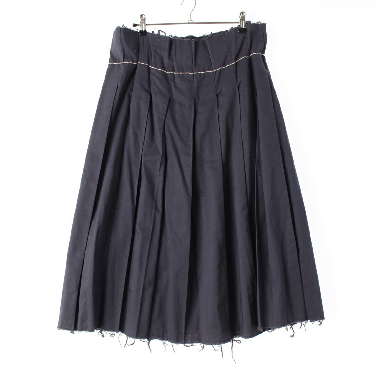 90s comme des garçons コムデギャルソン 変形スカート コムデギャルソンCOMME des GARCONSウールピンストライプストレッチ