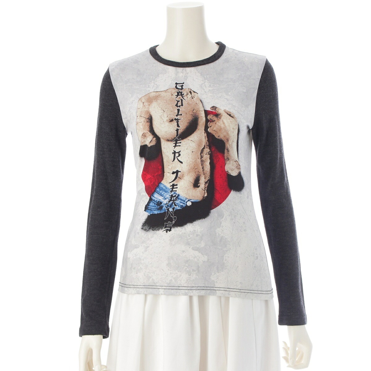楽天市場】【中古】 Gaultier Jean's / 英字＆漢字柄長袖Tシャツ Jean