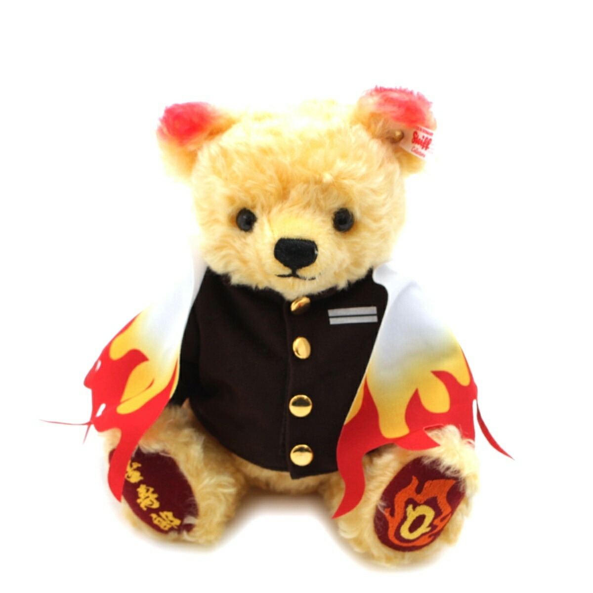 鬼滅の刃 煉獄杏寿郎 シュタイフ △鬼滅の刃 シュタイフ コラボテディ 煉獄 アニメ「鬼滅の刃