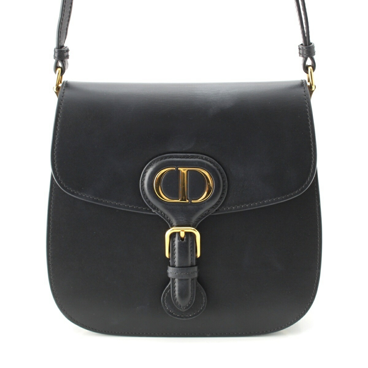 ディオール Dior BOBY M ボビー レザー ショルダーバッグ ブラック【中古】【正規品保証】