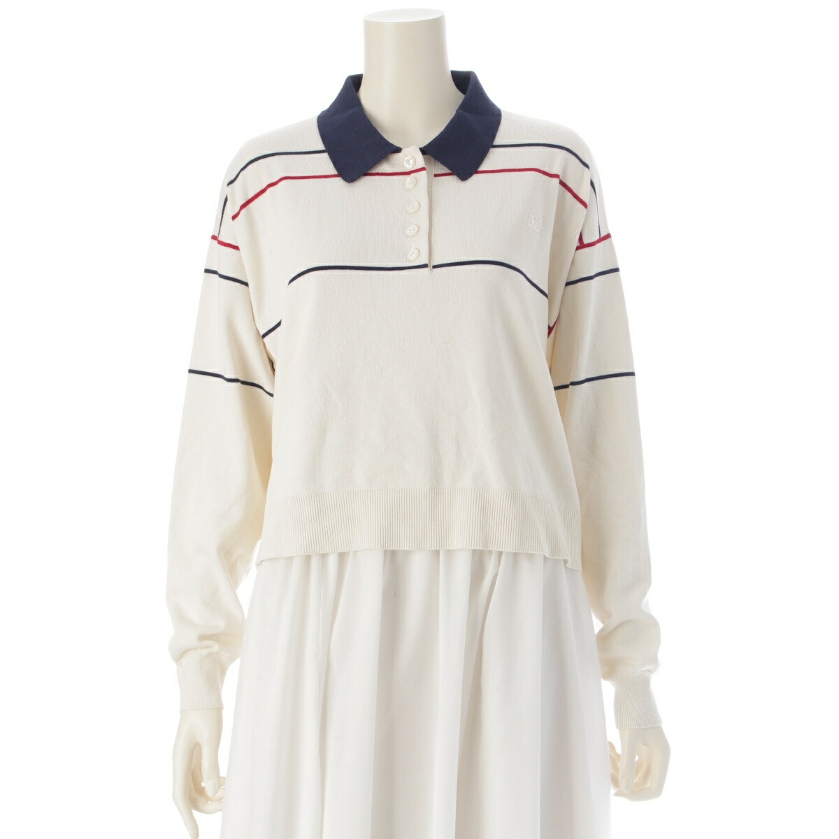 CELINE ホワイト ポロシャツ セリーヌ トリオンフ 楽天市場】セリーヌ （CELINE） トリオンフ ストライプ ポロシャツ