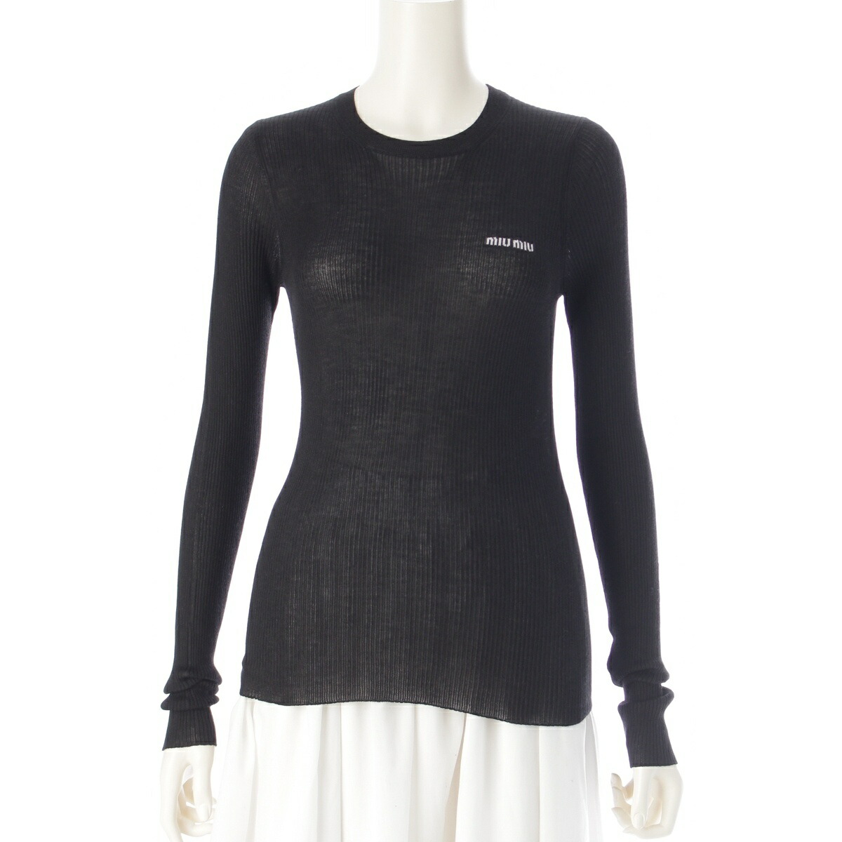 楽天市場】ミュウミュウ miumiu サイズ:40 MML881 バックロゴカシミヤ