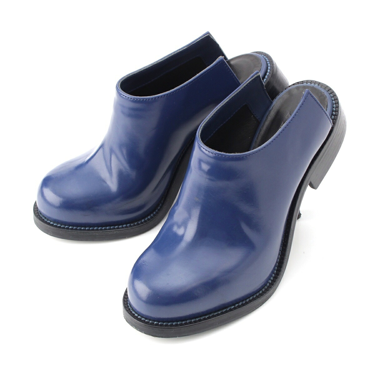 アクネストゥディオズ ACNE STUDIOS 変形 ヒール サボ パンプス ブルー 36【中古】【正規品保証】