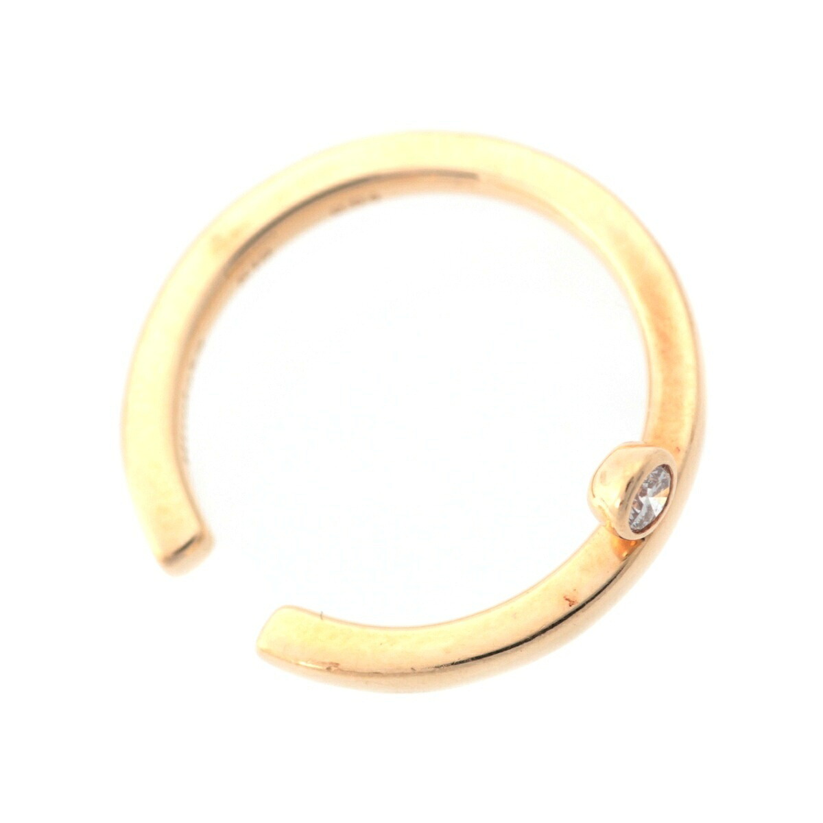 ヒロタカ Hirotaka BELUGA ダイヤモンド イヤーカフ アクセサリー 片耳用 ジュエリー K10 0.04ct ゴールド 1.5g【中古】【正規品保証】