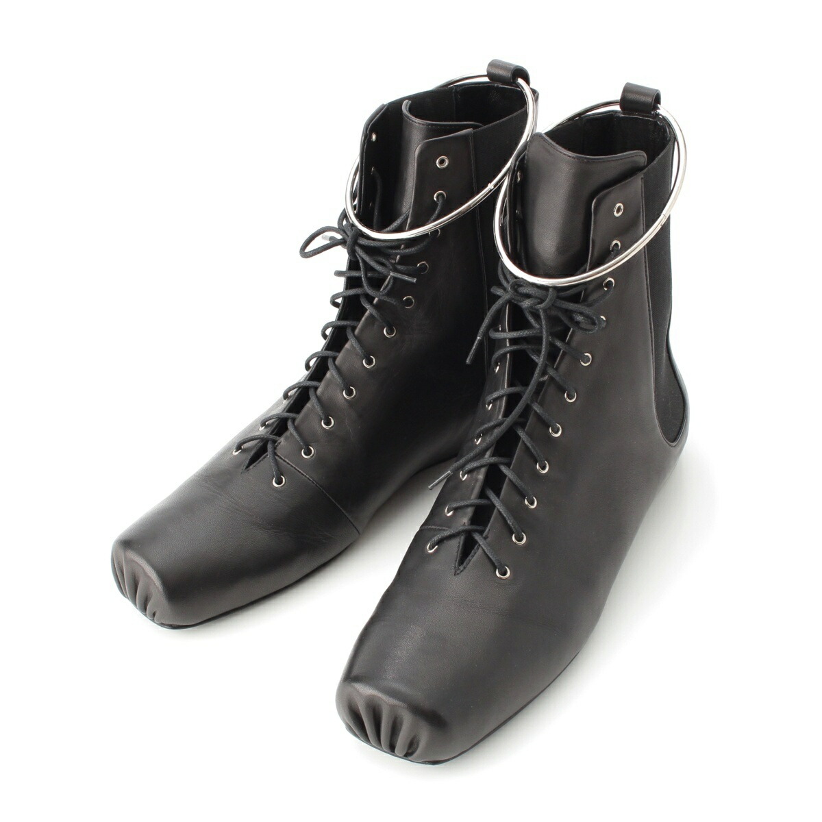 楽天市場】ジル サンダー JIL SANDER アンクルブーツ ブロックヒール