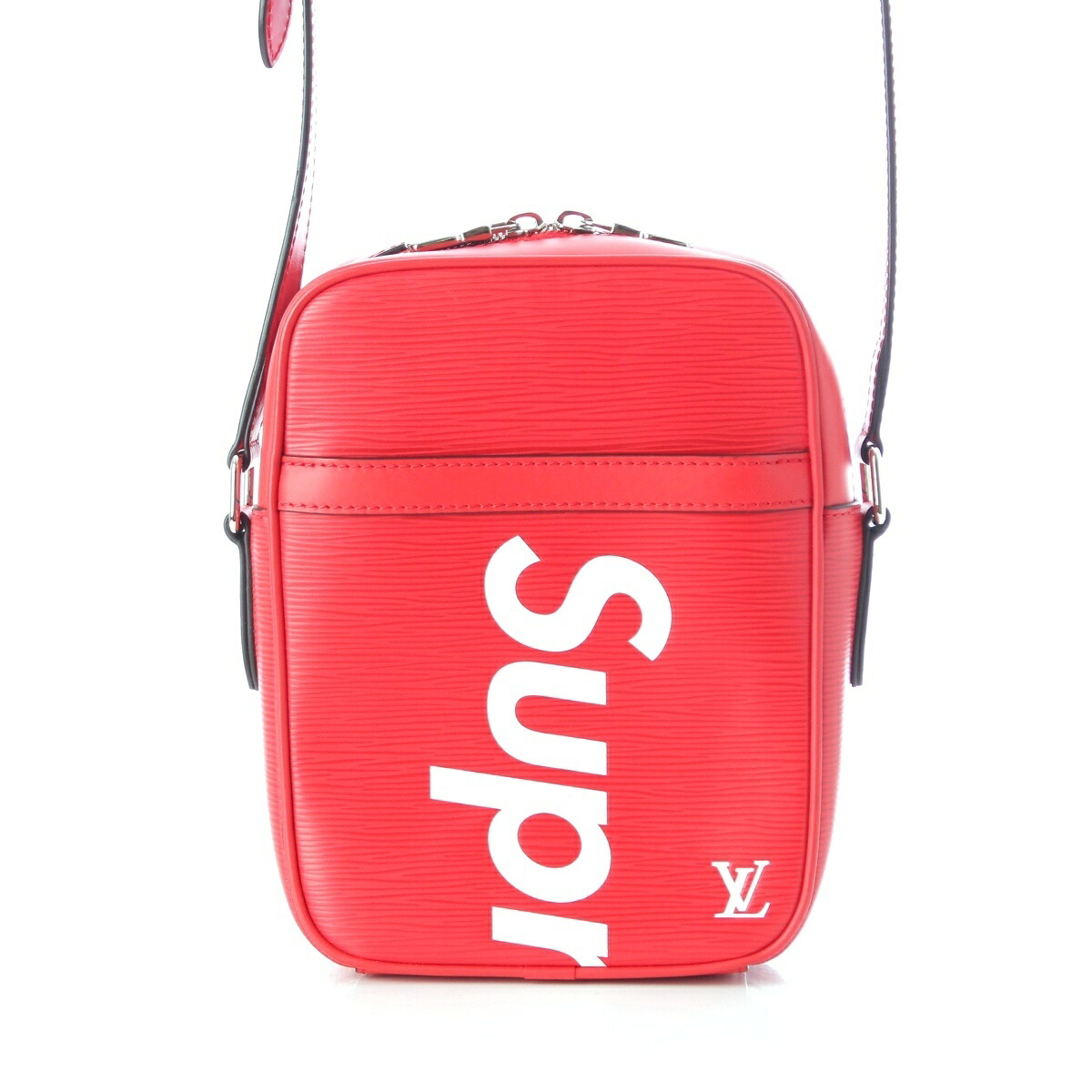ルイヴィトン LOUIS VUITTON シュプリーム Supreme ダヌーブPM  エピ ロゴタイプ ショルダーバッグ M53417 赤いこと【中古】【置き目品引き受ける】