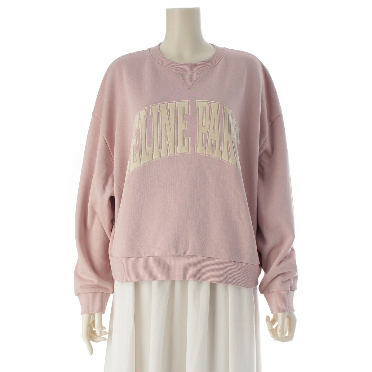 セリーヌ CELINE 2024 コットン ロゴ スウェット 2Y64G510Z ピンク XS【中古】【正規品保証】
