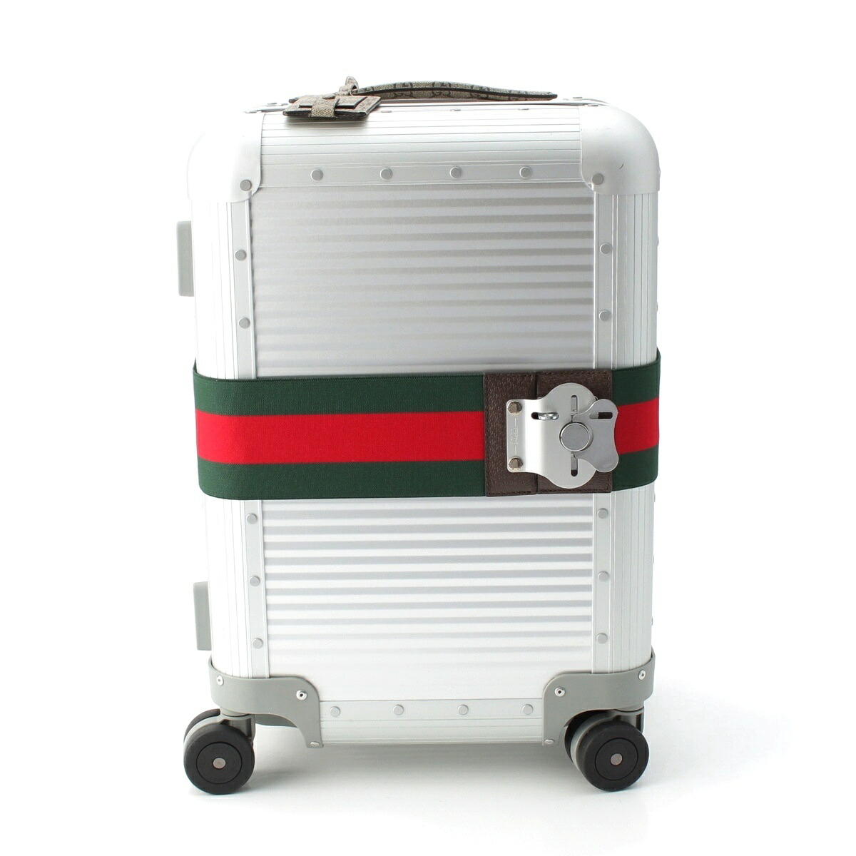 グッチ GUCCI FPM GGスプリームキャンバス PVC 軽銀 市街電車 船室 持ちはこび容れもの 旅行バッグ 743843 しろがね色【中古】【定まり品引き請ける】