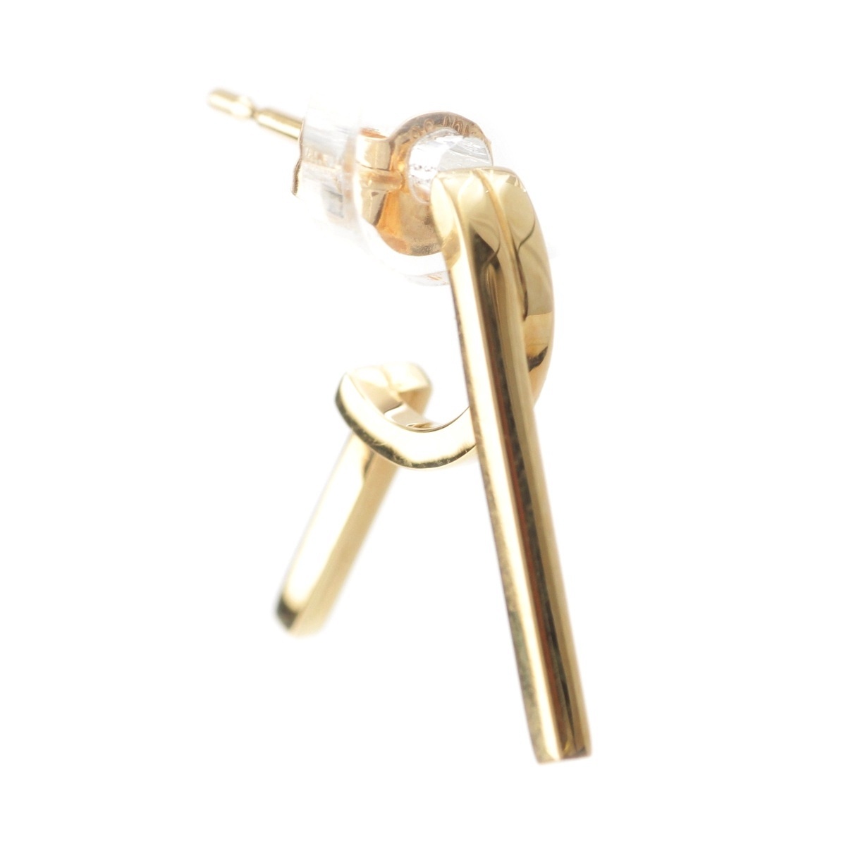 アーカー AHKAH スプリング 片耳 ピアス ジュエリー Au750 ゴールド YG 1.0g【中古】【正規品保証】|retro