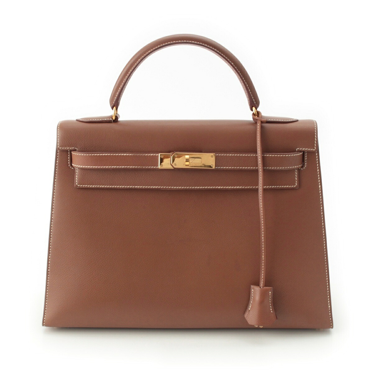 エルメス HERMES 94年 ヴォーガリバー ケリー32 2way ショルダー ハンドバッグ ブラウン キャメル【中古】【正規品保証】|retro