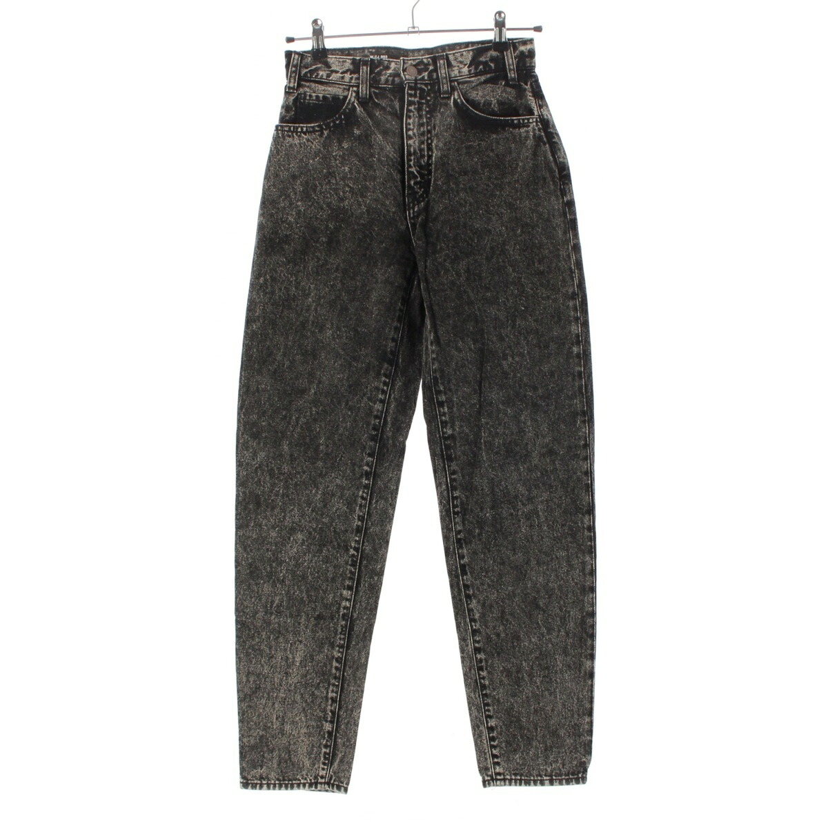 セリーヌ CELINE 19SS コットン ウォッシュ デニムパンツ ジーンズ ボトムス N039 641E 09AG グレー ブラック系 25【中古】【正規品保証】