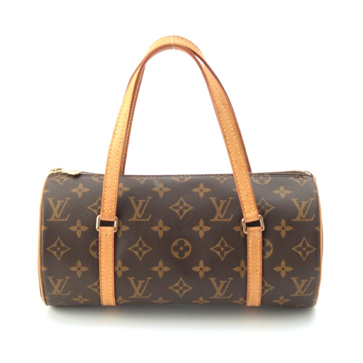 ルイヴィトン LOUIS VUITTON パピヨン26 モノグラム 筒型 ハンドバック ボストンバッグ M51386 赤銅色【中古】【定め事品引きうける】