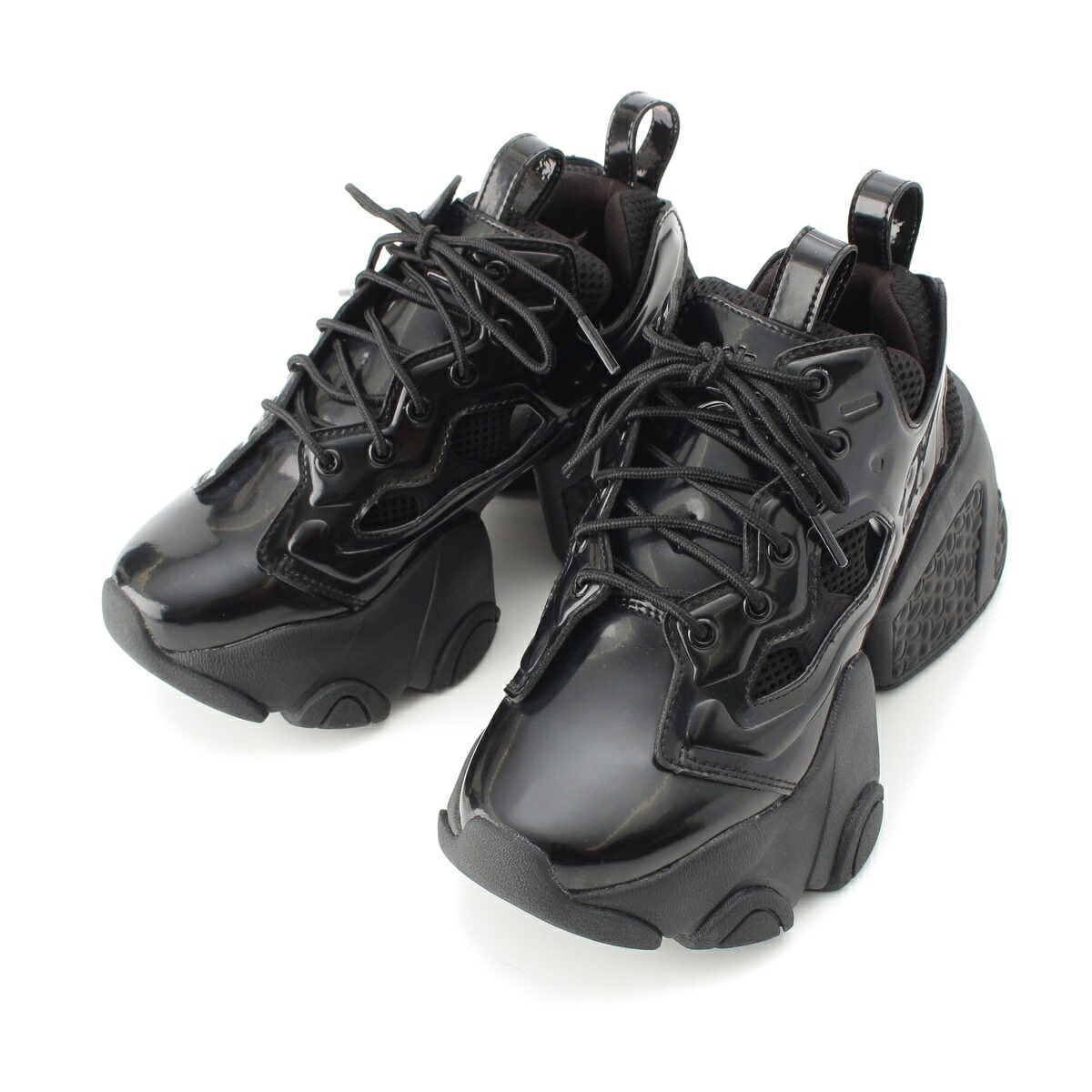 ノワールケイニノミヤ リーボック NOIR FURY BOOT LOW ポンプフューリー スニーカー シューズ ブラック 23cm【中古】【正規品保証】｜retro