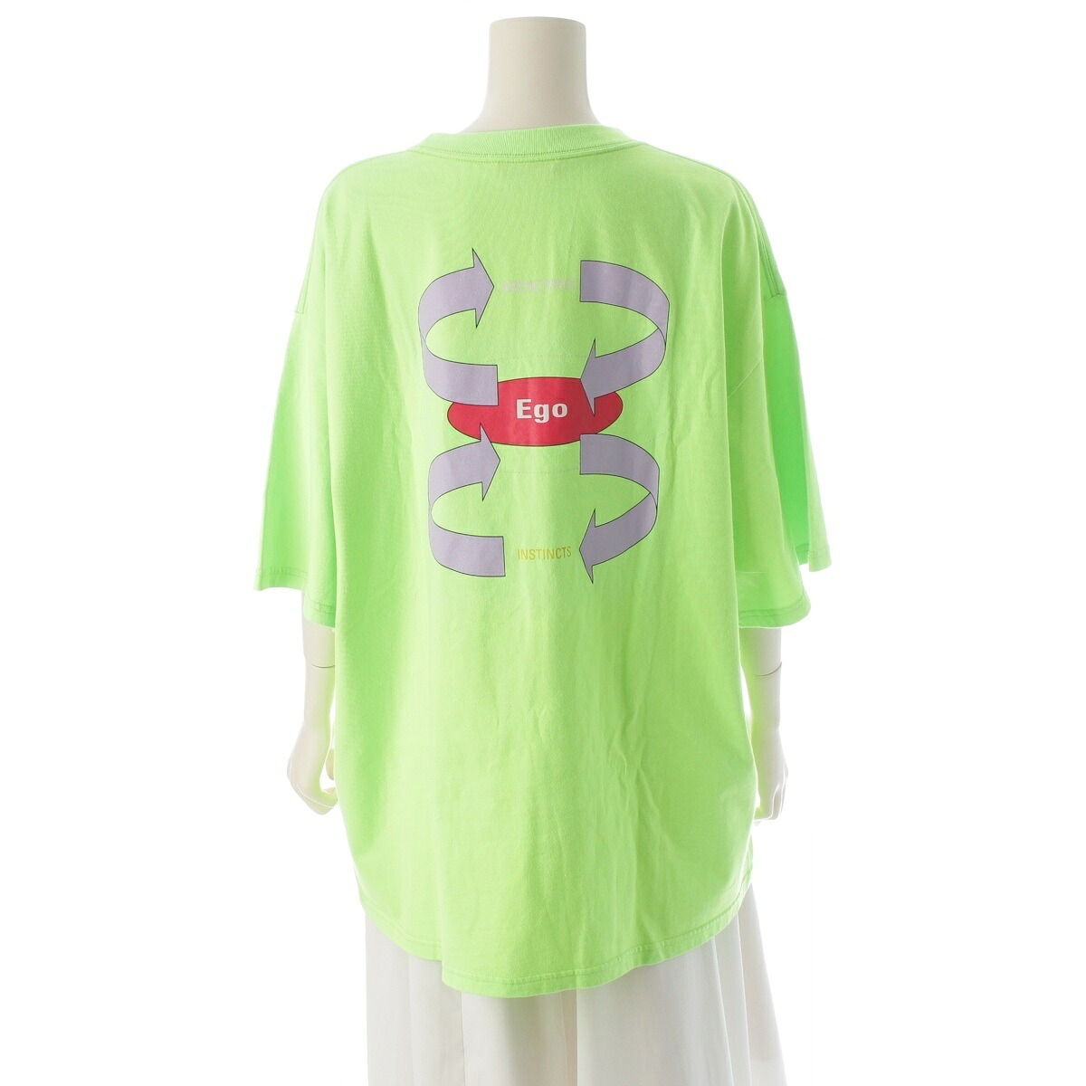 バレンシアガ BALENCIAGA 綿織物 うしろ側刷り上げる 厚地の外套大きさ 半袖Ｔシャツ 532481 ライトグリーン XS【中古】【置き目品引き受ける】