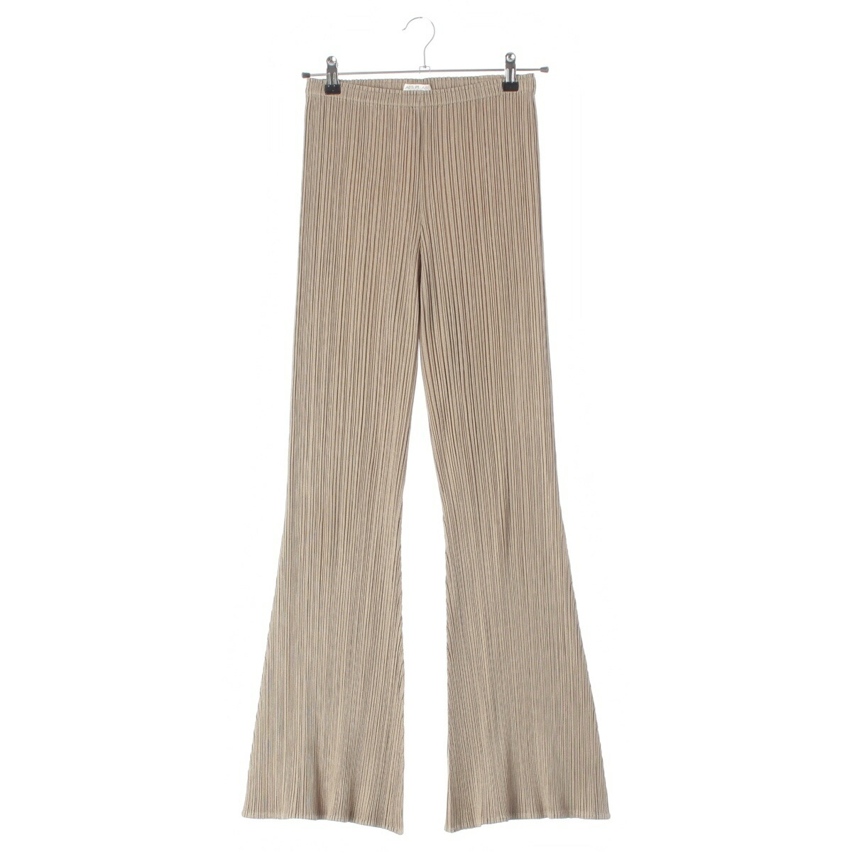 筋目プリーズ イッセイミヤケ PLEATS PLEASE ISSEY  筋目 虚蝉太陽面爆発 ズボン下 ボトムス ベージュ 4【中古】【置き目品引き受ける】