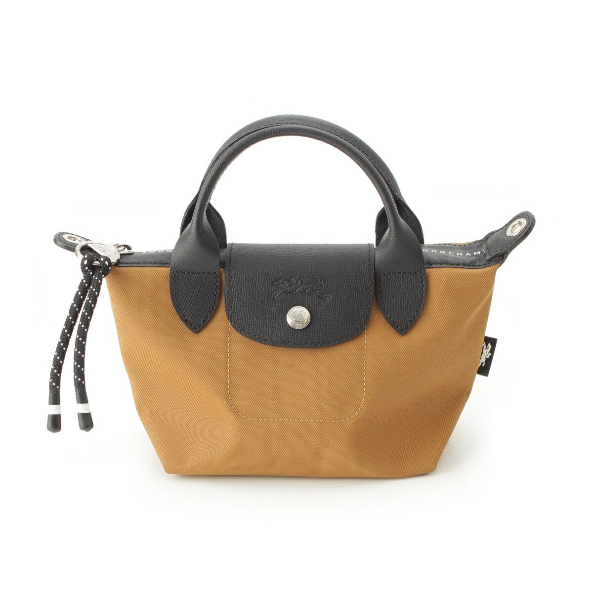 ロンシャン Longchamp ルプリアージュ 活動力 2way 肩先 ハンドバック 葉巻きタバコ【中古】【定まり品引き請ける】