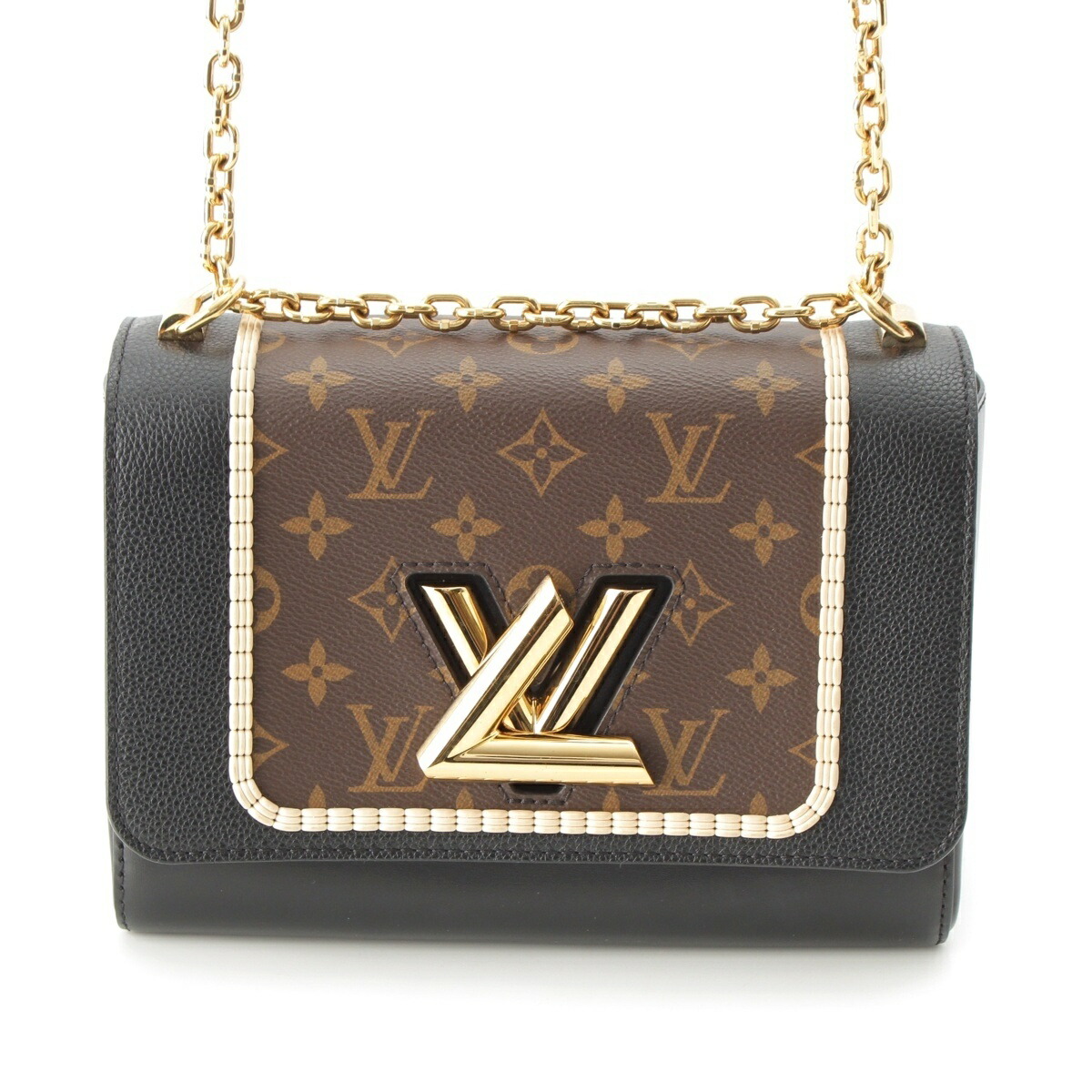 ルイヴィトン LOUIS VUITTON 捩じりMM モノグラム チェーン店 ショルダーバッグ M44837 赤銅色【中古】【定め事品引きうける】