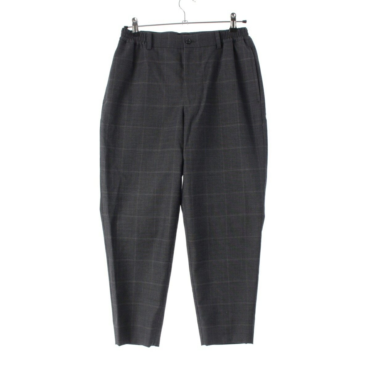 コムデギャルソン COMME des GARCONS 25AW オムドゥ 羊毛 照合のしるし柄 スラックス ズボン下 ボトムス DP-P031 薄墨色 XS【中古】【定め事品引きうける】