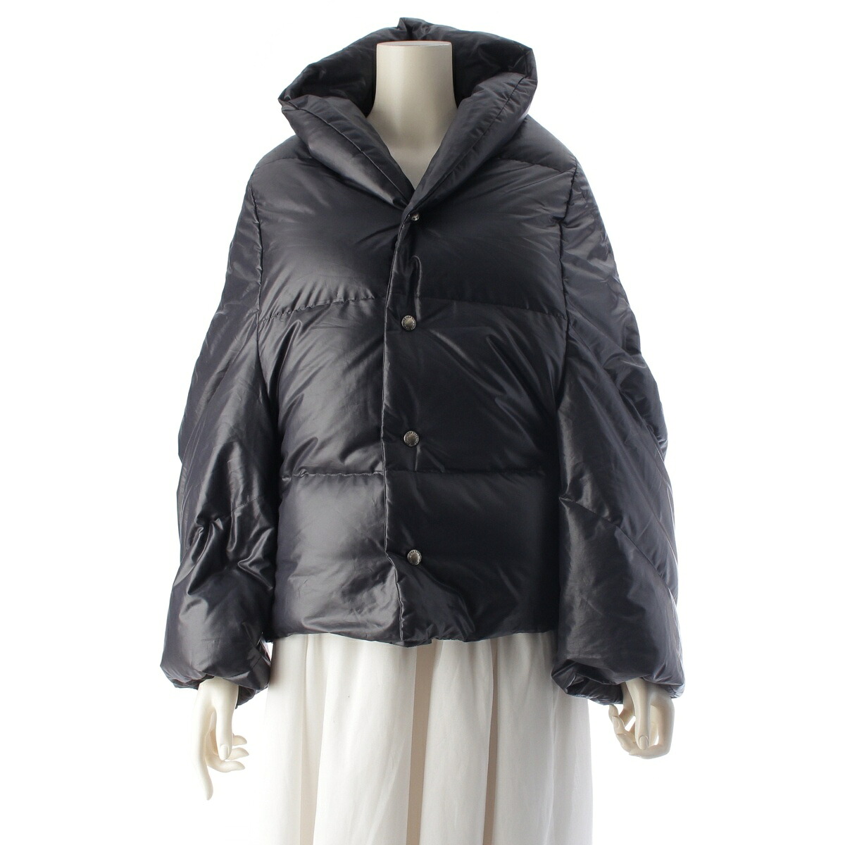 ジュンヤワタナベコムデギャルソン JUNYA WATANABE COMME des GARCONS AD2008 ポリエステル 音の大きさのど首 クリップド 落ちこむ上衣 アウター JB-J090 米国海軍 S【中古】【定め事品引きうける】