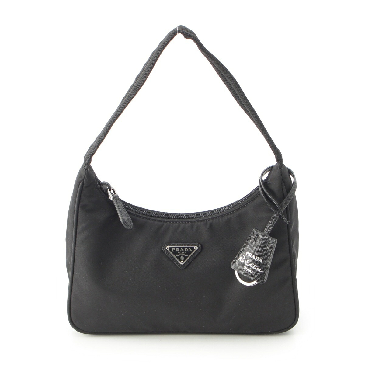 プラダ PRADA 2000 Re-Edition ロゴタイプ 壱 ショルダーバッグ 1NE515 黒いこと【中古】【置き目品引き受ける】