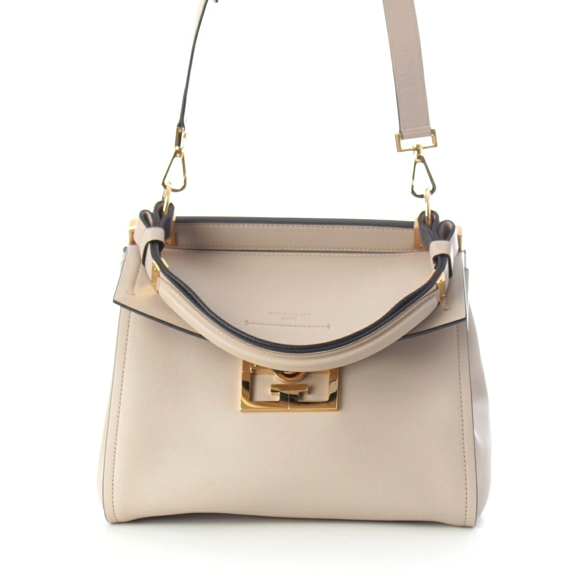 ジバンシー Givenchy ミスティック スモール レザー 2WAY ハンドバッグ ベージュ【中古】【正規品保証】｜retro 43,615円