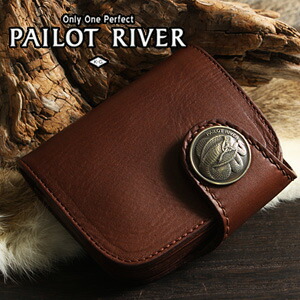 PAILOT RIVER パイロットリバー 二つ折り財布 キングコブラ PR-HR01-KC [メンズ 男物 本革 サドルレザー 日本製 職人 匠 財布 革財布 ウォレット ショートウォレット おしゃれ かっこいい 大人 彼氏 男性 プレゼント]