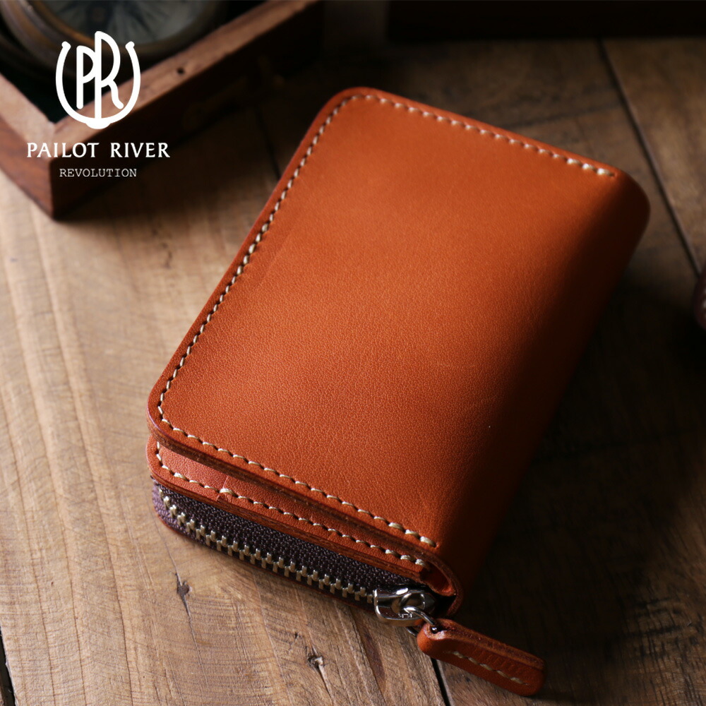 PAILOT RIVER パイロットリバー コンパクトキーウォレット 革 レザー PR-MWKC [メンズ 男物 本革 サドルレザー 日本製 職人 匠 おしゃれ かっこいい 大人 彼氏 男性 プレゼント]