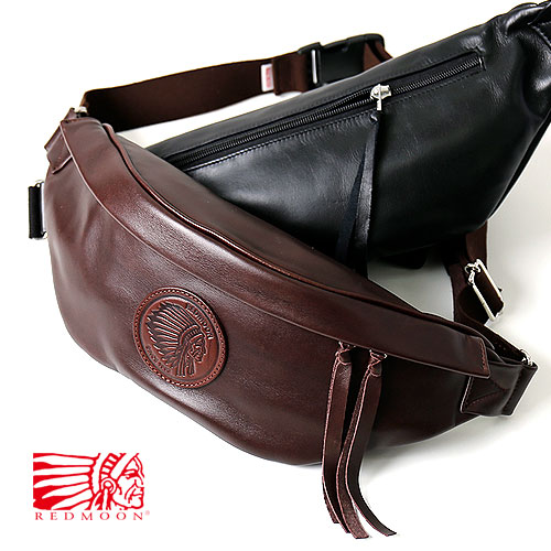 REDMOON レッドムーン ショルダーバッグ Compact Shoulder Bag 艶グローブ RM-SSB-E [メンズ 男物 本革 レザー 日本製 職人 匠 鞄 カバン 革鞄 革カバン バッグ コンパクト ユニセックス おしゃれ かっこいい 大人 彼氏 シンプル]