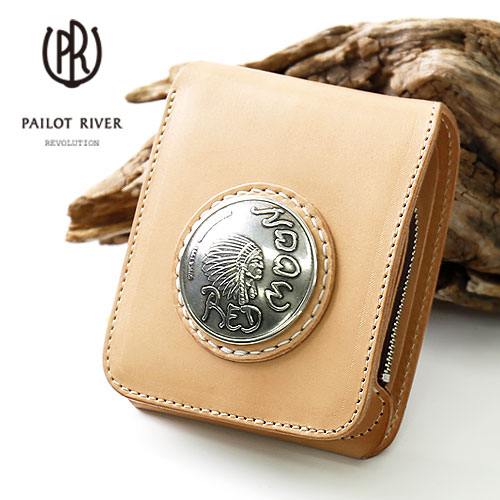 楽天市場】PAILOT RIVER パイロットリバー 二つ折り財布 RM3 PR-LW01