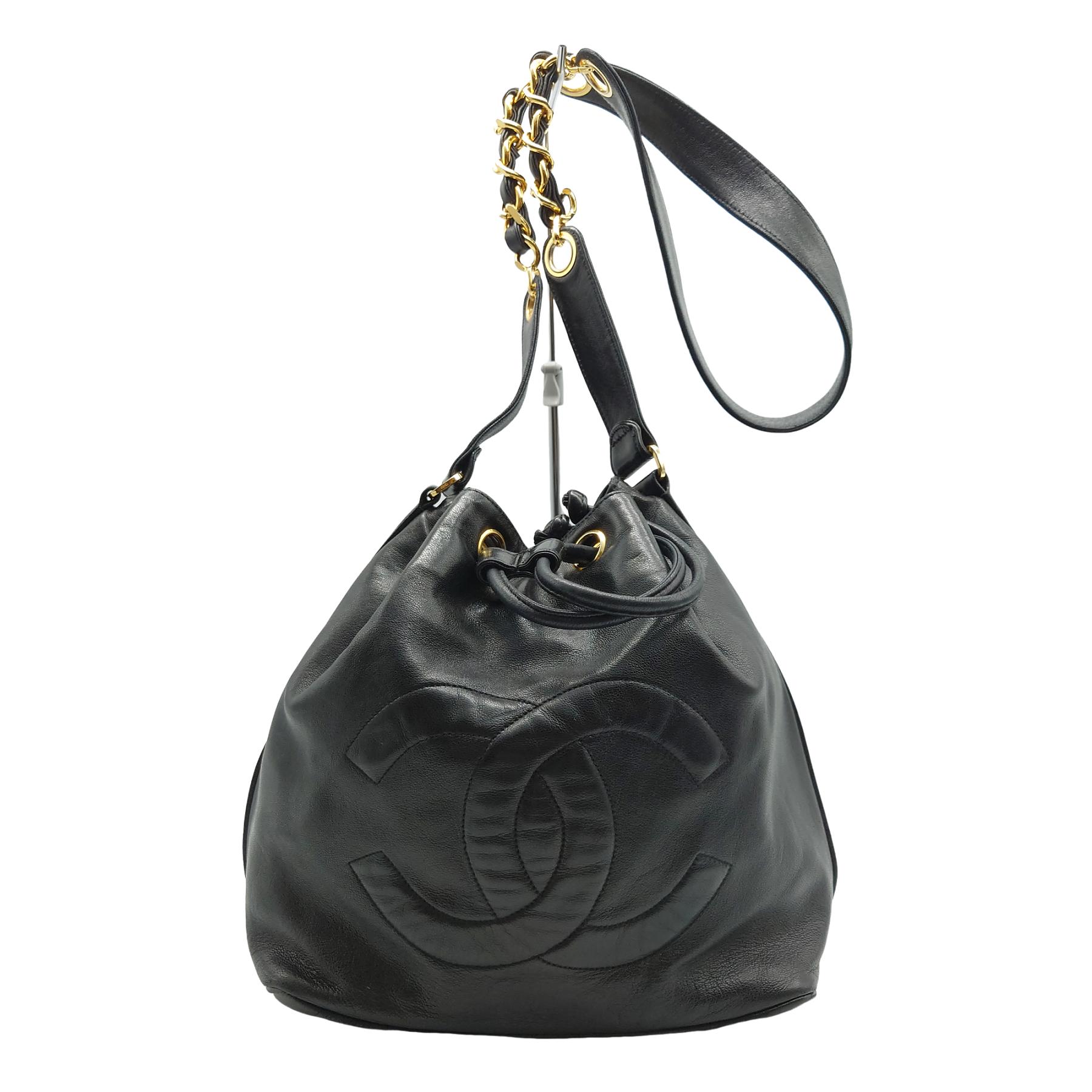 CHANEL ブラック ストリングバッグ 楽天市場】【新品同様】シャネル【CHANEL】ドローストリング