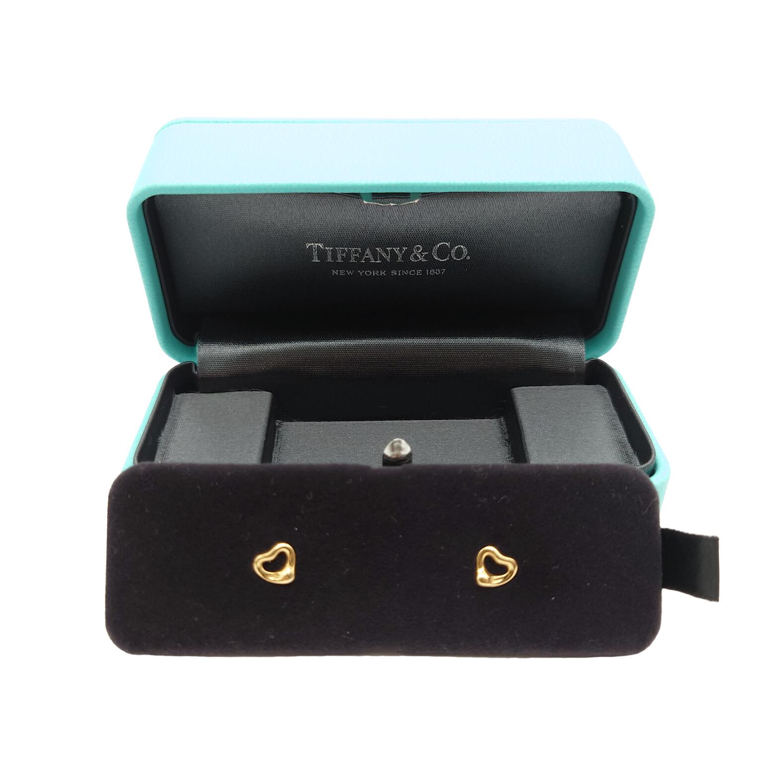 楽天市場】ティファニー Tiffany & Co. ピアス オープンハート 7mm