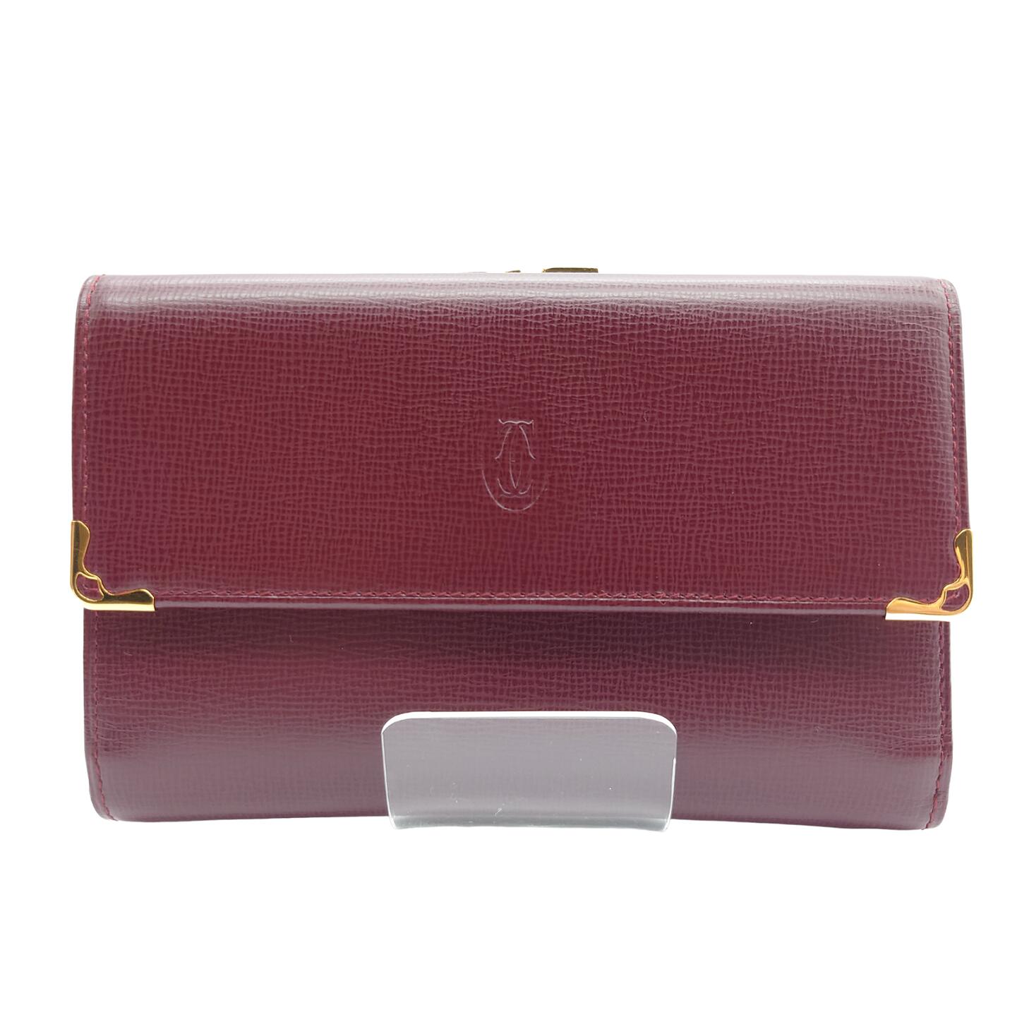 【未使用品】　Cartier　がま口ケース　【美品】 楽天市場】【未使用品】【財布】Cartier カルティエ カボション がま口