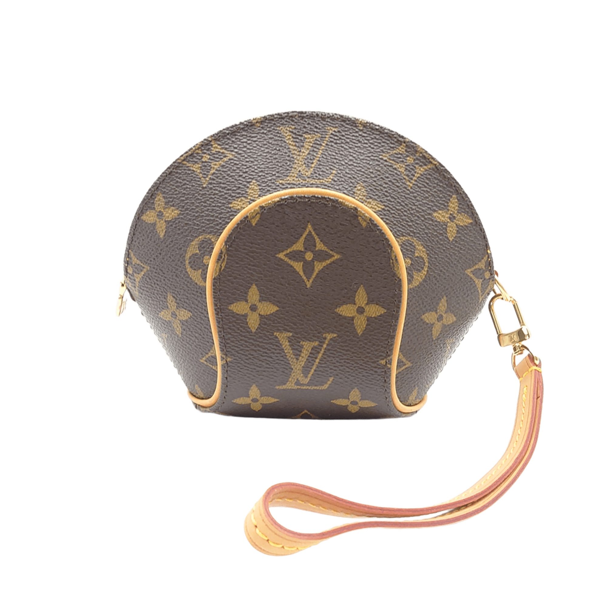 【百貨店SALE ＋ 引き換え証】 Louis Vuitton ルイヴィトン ミニ・エリプス 合切袋 御徒面子 モノグラム 赤銅色 なめし革 M51129 レディース 【中古 AB品】貨物輸送無料