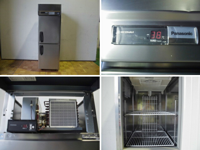 ☆中古品 パナソニック 業務用縦型冷蔵庫2枚扉 SRR-K781L 2016年 636L