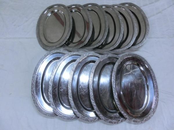 【中古】勝手もと お役目用 三宝製作 YUKIWA 広渕小判皿 18in 11枚仕掛ける B