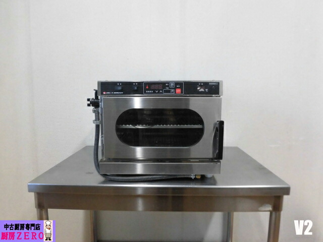 【中古】勝手もと 日本暖房器 御勤め用 適温膳立て器 V2 灯し火 電磁 膳立て器 100V W420×D465×H345粍 40～70℃ 庫内灯付き添い人 取りまわし明らかにする書 芯温計