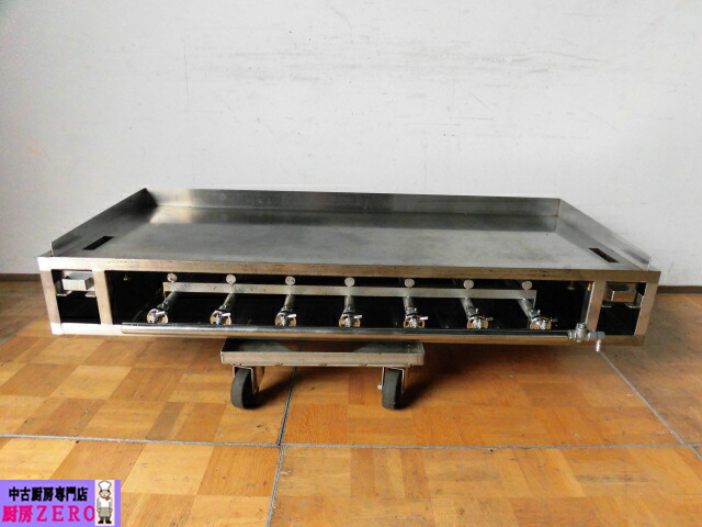 楽天市場】AKS LPガス グリドル 630×390×210 業務用鉄板 中古厨房