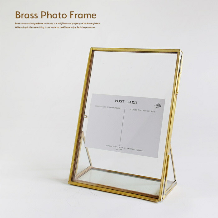 楽天市場】Glass frame（S）【真鍮 スチール ガラスフレーム フォト