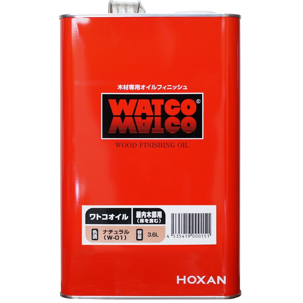 ワトコオイル 自然的 W-01 3.6L