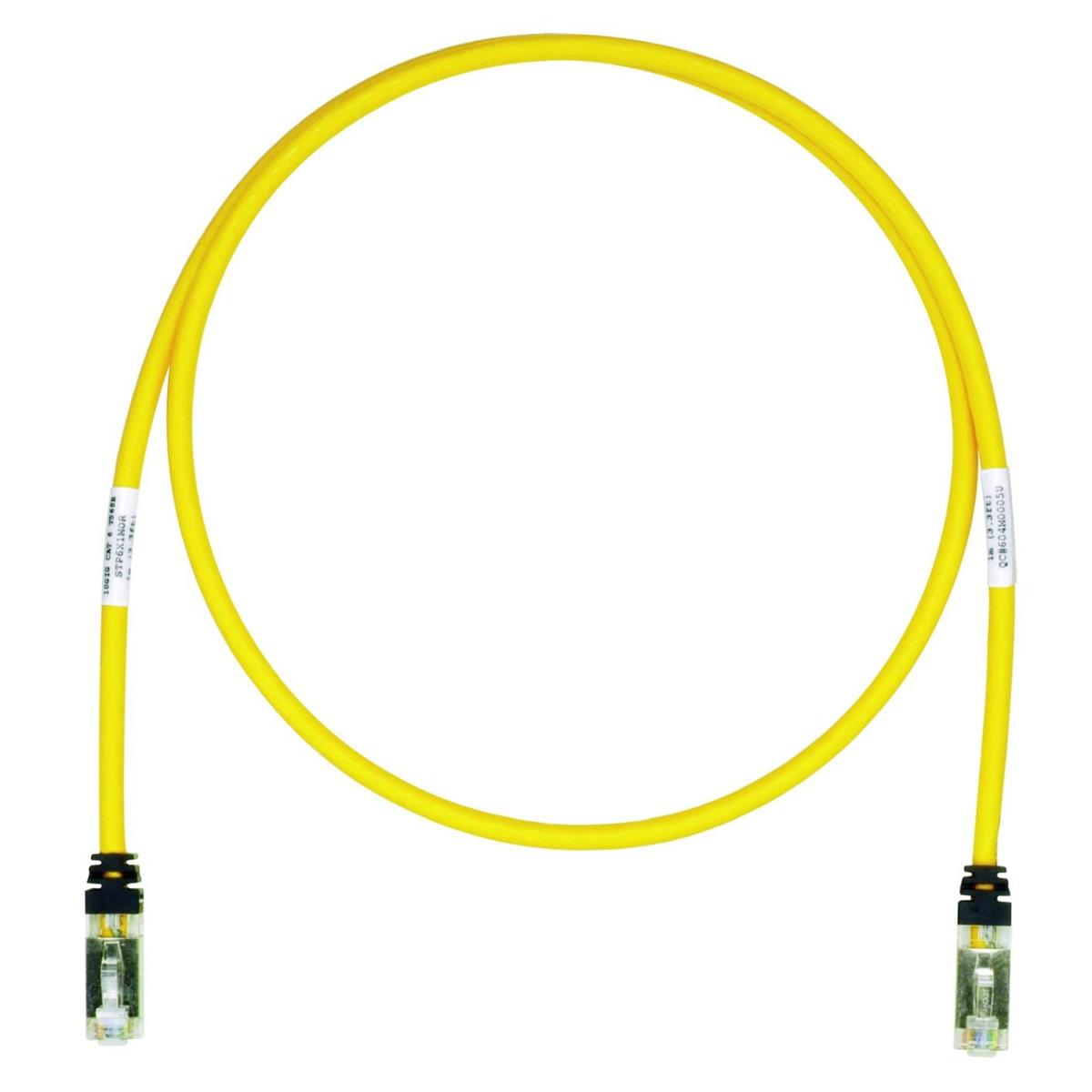 パンドウイット 遮蔽物 ローカルエリアネットワーク有線テレビ Cat6A 労働者階級遣りくち 40m 黄 STP6X40MYL